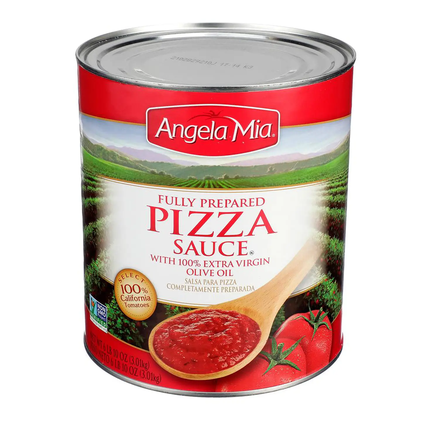 Angela Mia Salsa Preparada de Tomate Pizza Aceite Oliva 3 kg