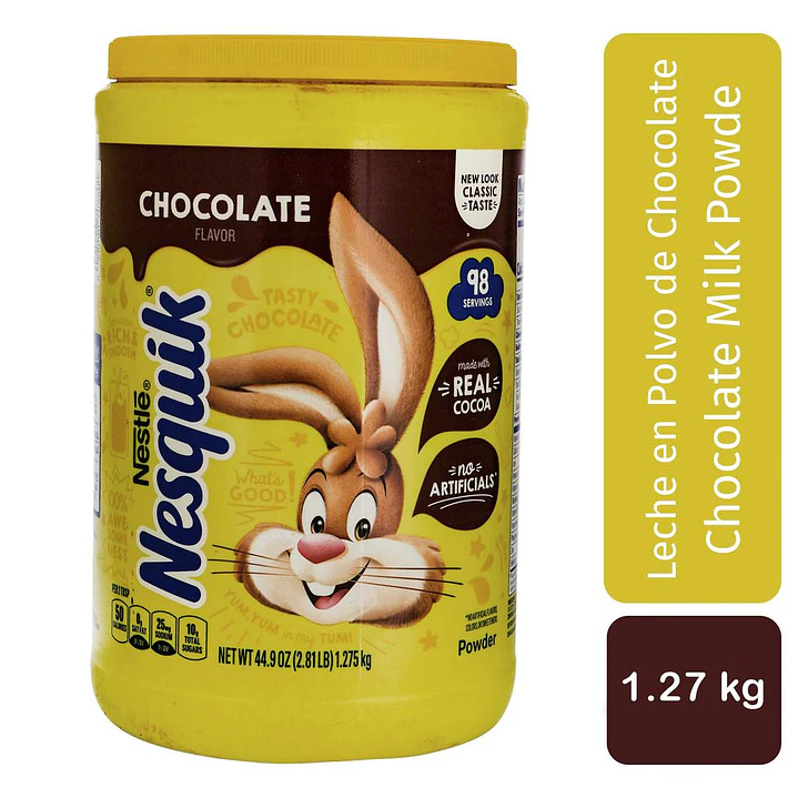Nesquik Mezcla de Chocolate en Polvo 1.27 kg