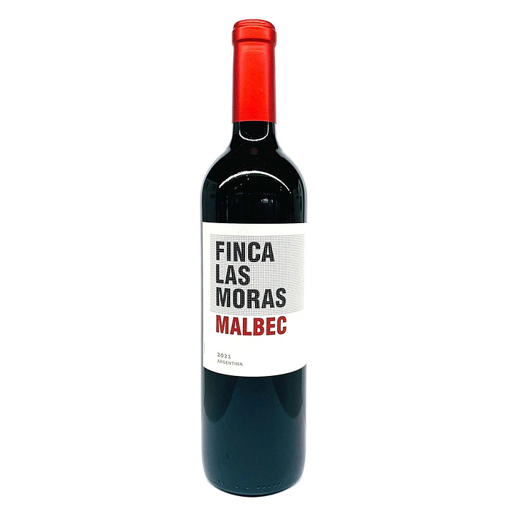 Finca Las Moras Vino Tinto Malbec Suave Paladar 750 mL