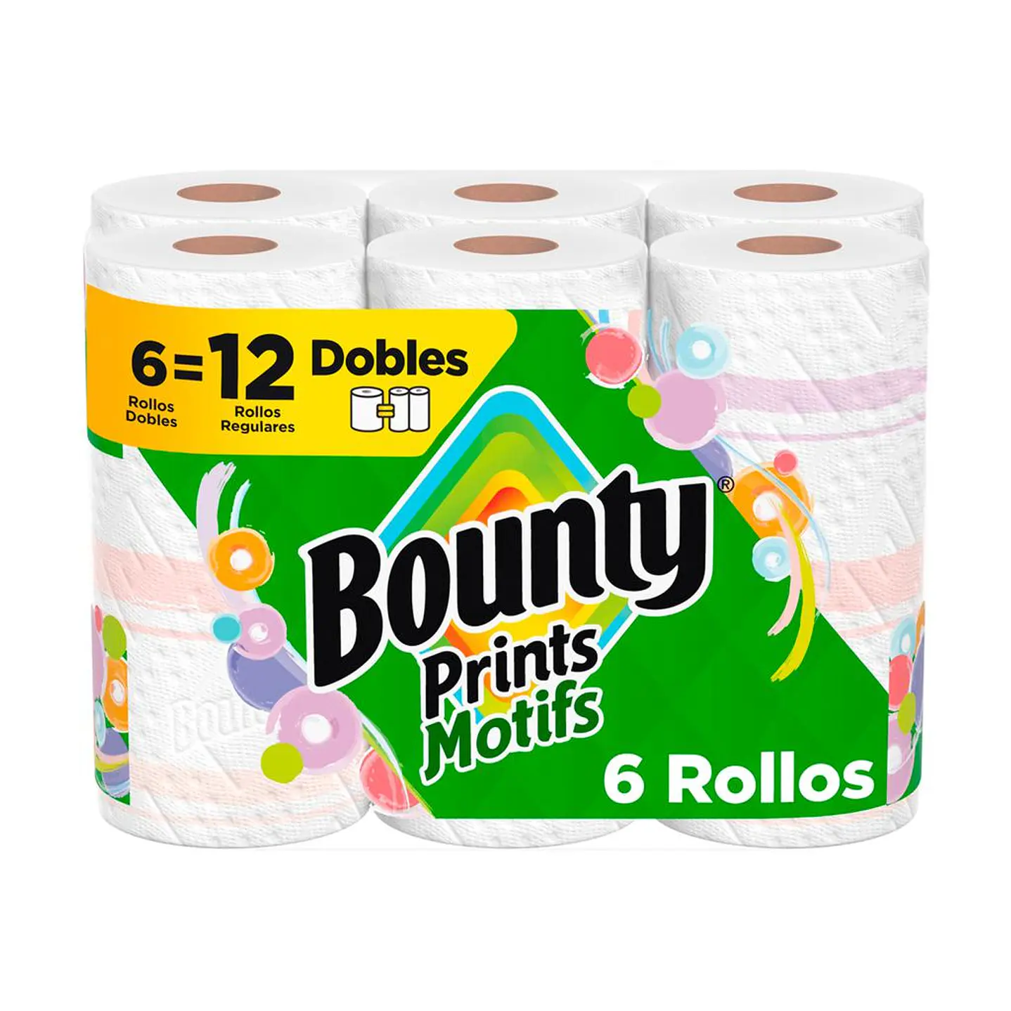 Bounty Toalla de Papel de Cocina 6 Unid 82 Hojas