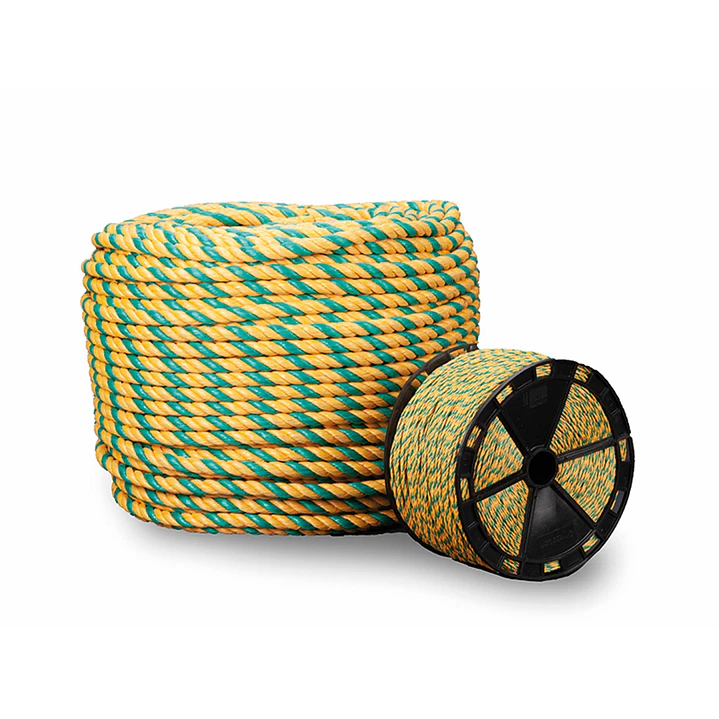 Soga Polipropileno 16 mm rafia 5 8 amarillo verde