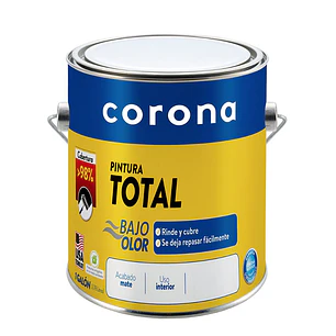 Pintura Total Corona Blanco 1 Galón