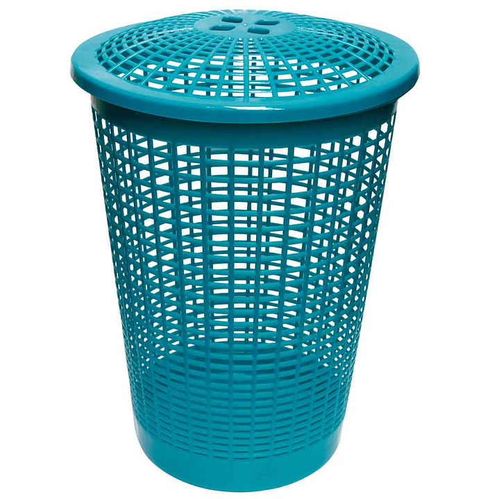 Cesta para Ropa con Tapa Fucsia