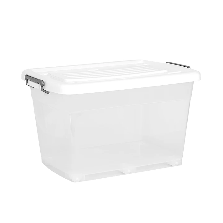 Caja Megaútil con Ruedas 65 L Blanca