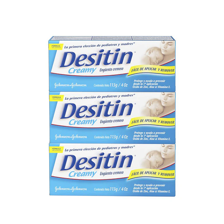 Desitin Crema Protectora Bebé 3 Unid 113 g