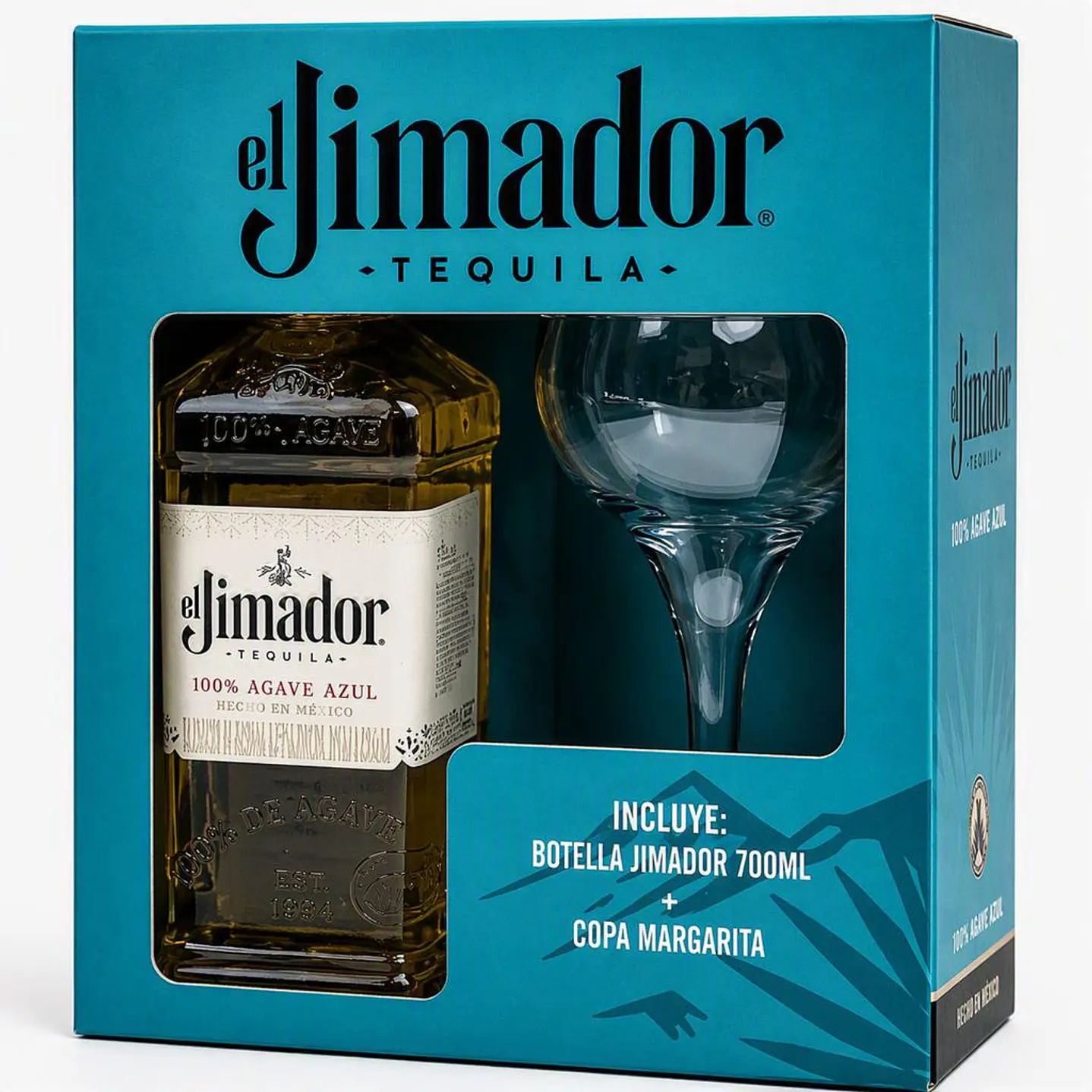 El Jimador Tequila Reposado 700 mL + 1 Copa Margarita