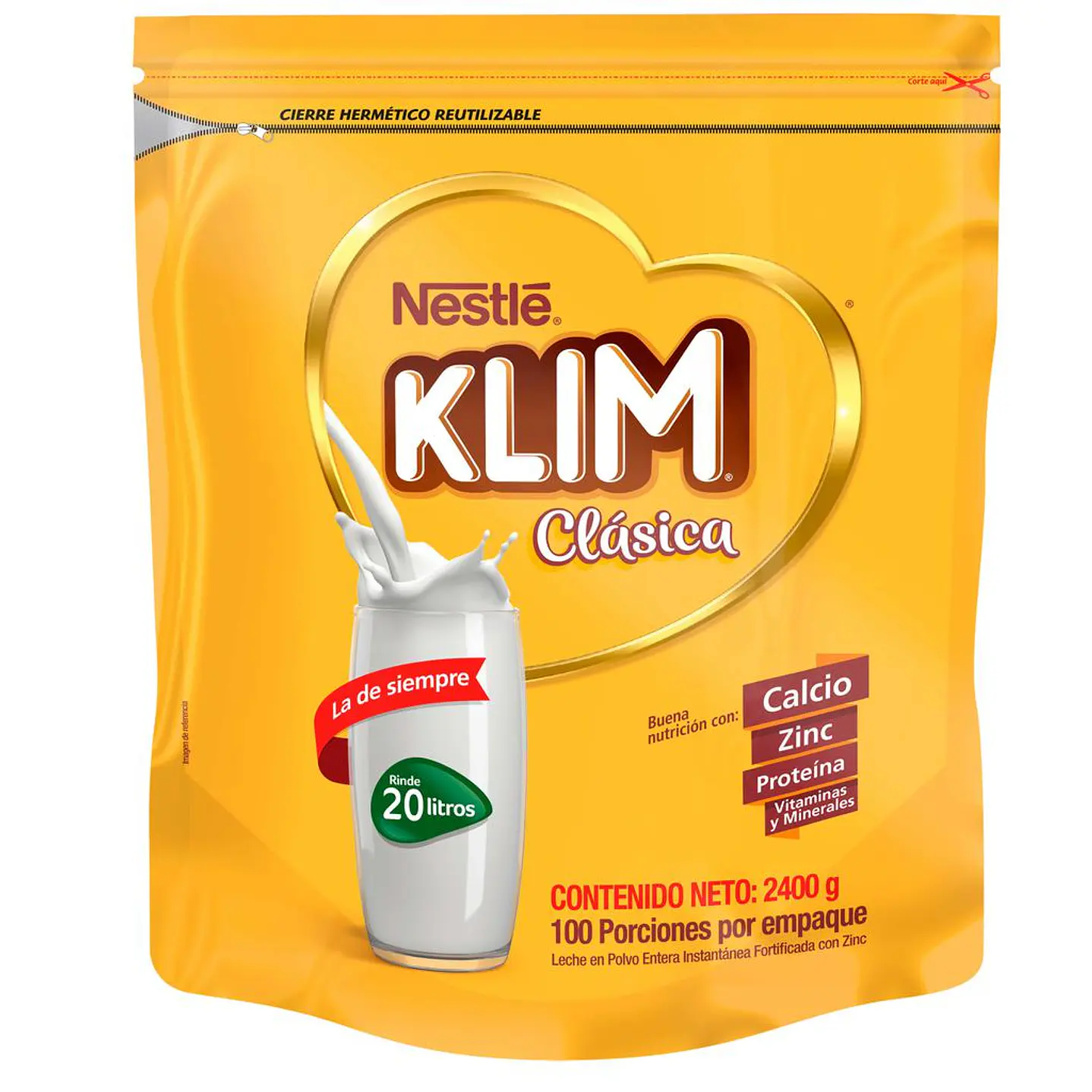 Nestle Leche en Polvo Clásica Klim 2.4 kg