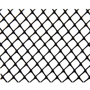 Malla Diamante orificio 7 x 7 mm 1m ancho negro Rollo x 30