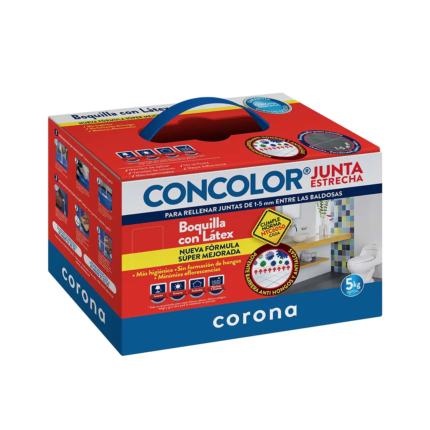 Concolor Junta Estrecha Super Blanco X 5 Kg