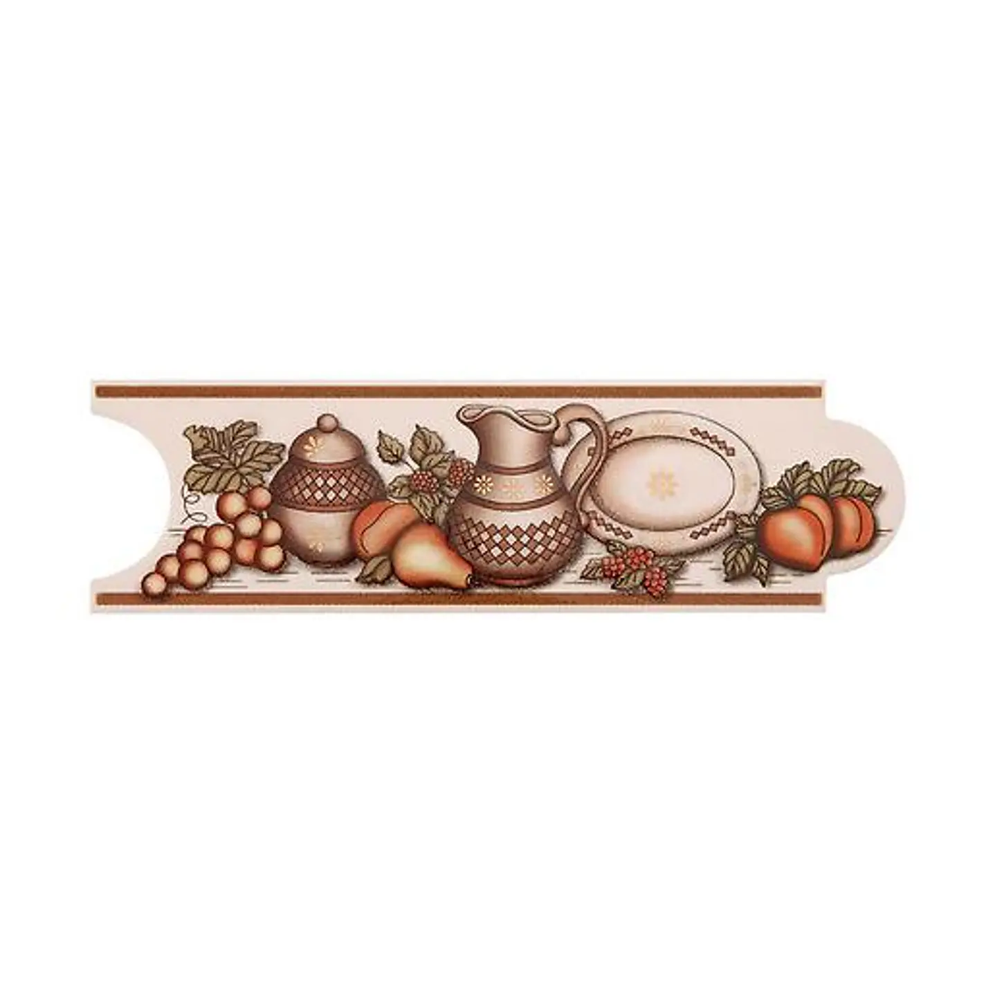 Listello Galesa 8 x 25 x 1 Café Cu