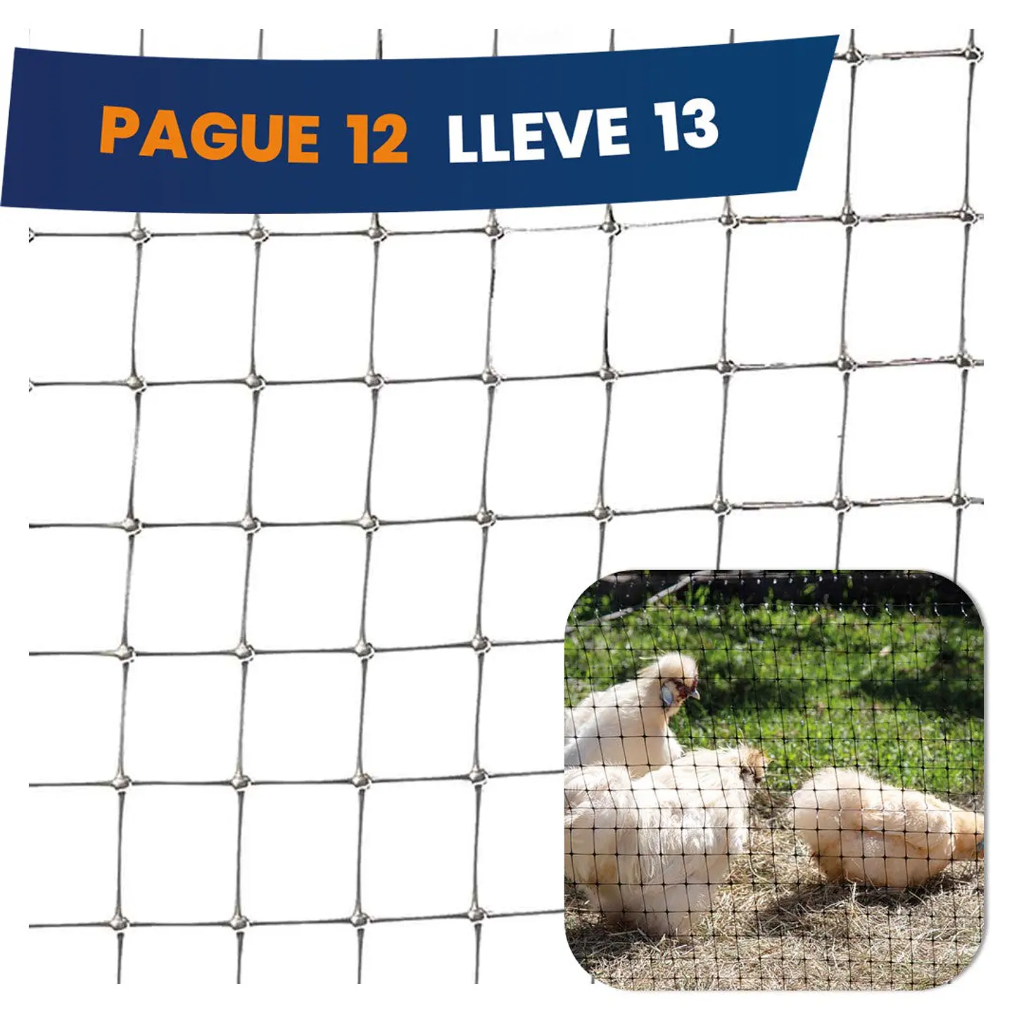 Combo malla gallinero de 1.80 negro paga 12 lleva 13 rollos