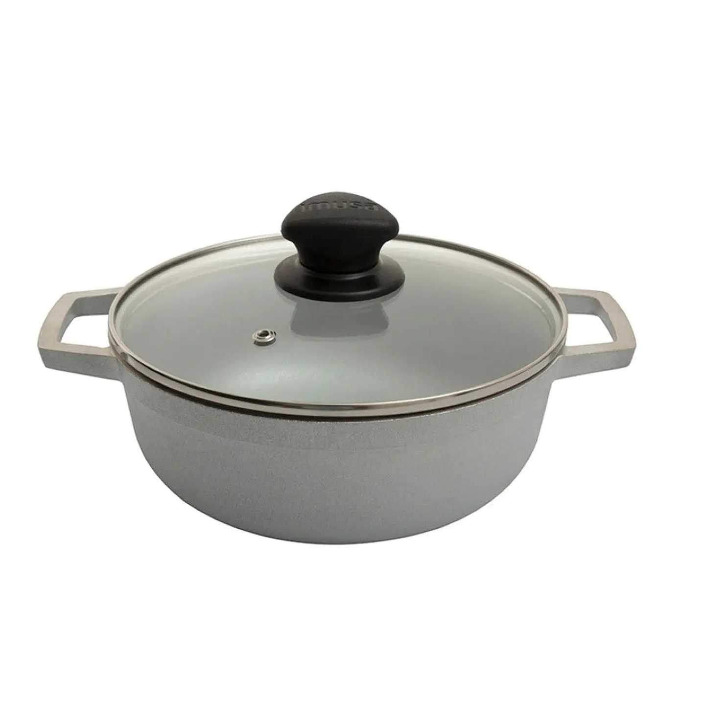 Caldero Imusa 26 Cms 4.5 Lts Original Tapa de Vidrio N.7