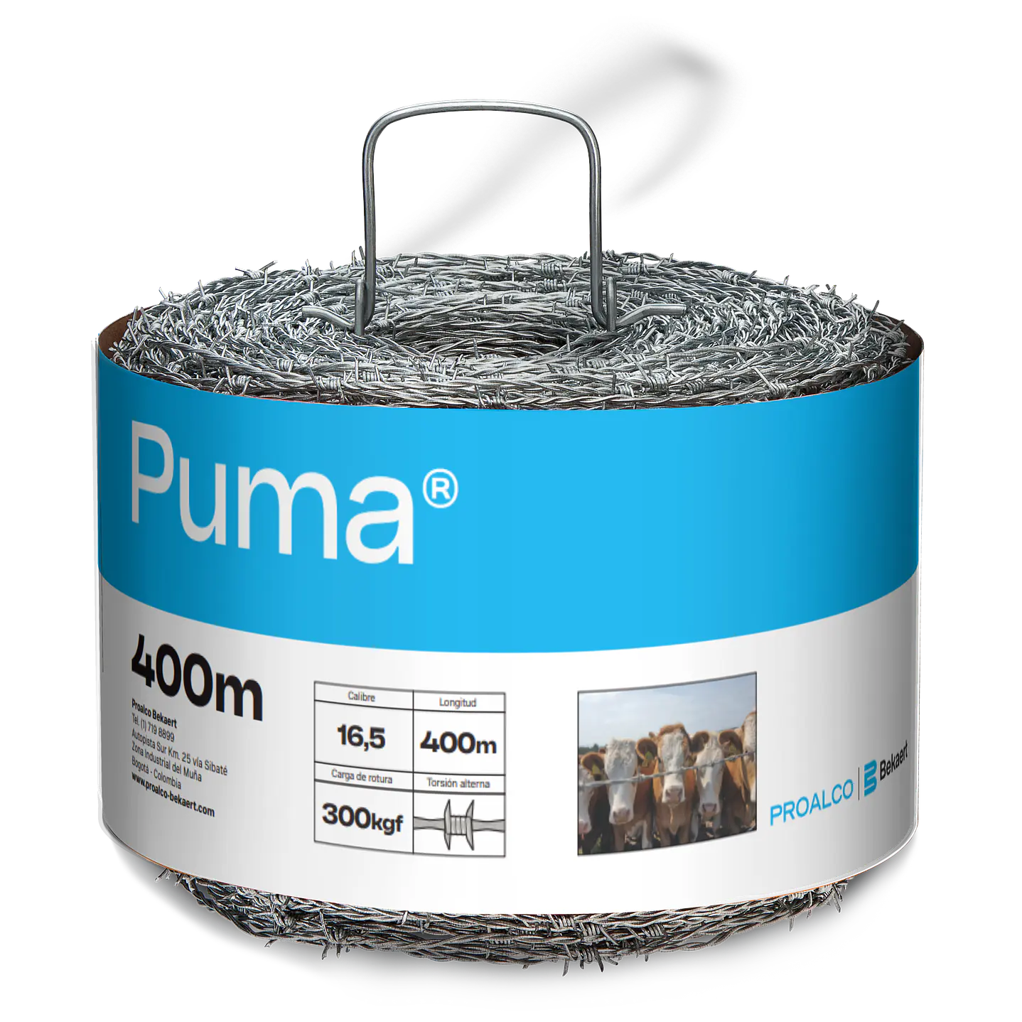 Púas Puma calibre 16.5 X 400 mts