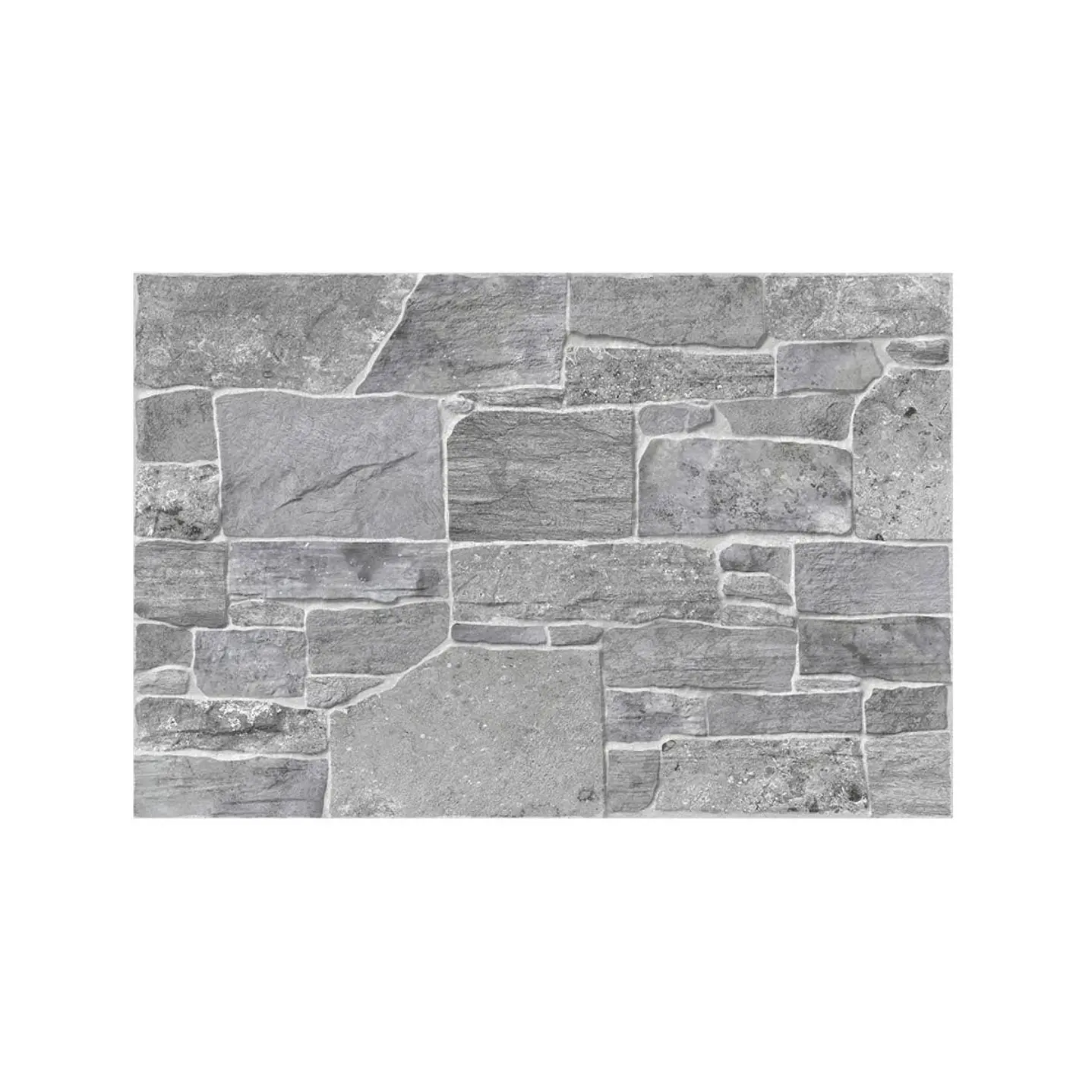 Pared Chantarela Gris Caras Diferenciadas 30 x 45Cms X1.89