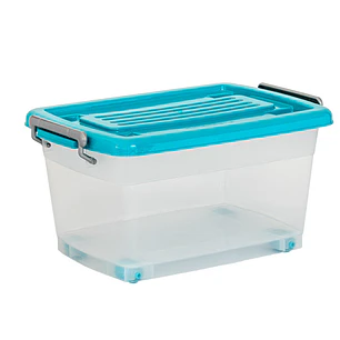 Caja Megaútil con Ruedas 65 L Azul