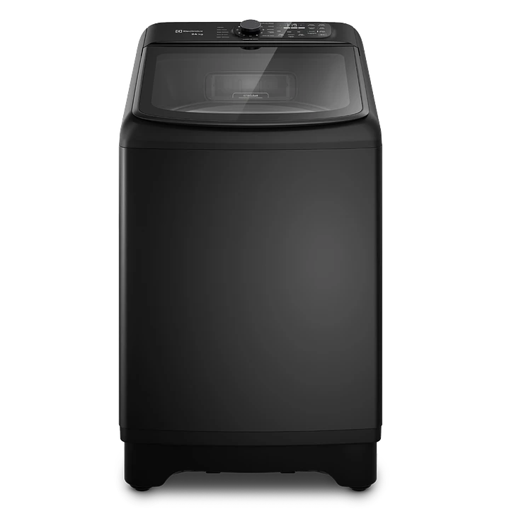 Lavadora Electrolux Carga Sup 24 Kg Negra