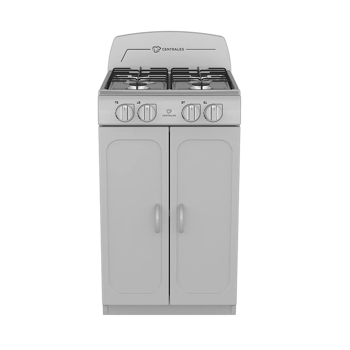 Estufa de Piso 4 Puestos 20 Gris