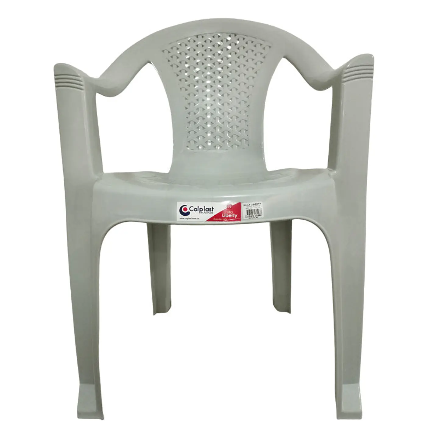 Silla Liberty con brazos Blanca