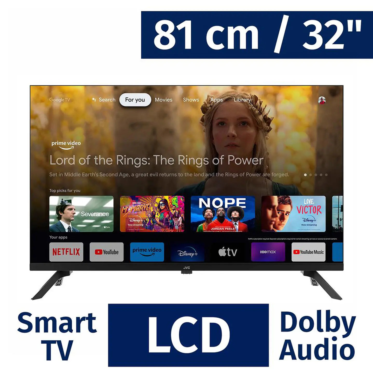JVC 81.2 cm Pulg Smart HD Android TV L