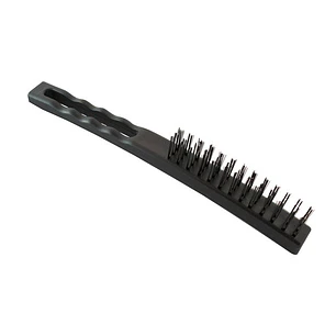 Cepillo pop de acero 3 x 13 cm plástico negro