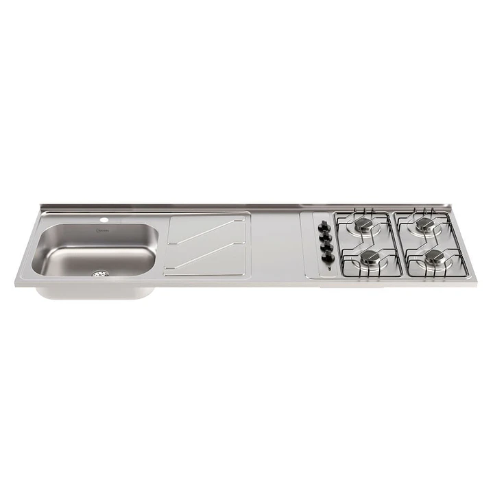 150 x 52 cm Meson Fluens Pozuelo Izquierdo 4 Puesto