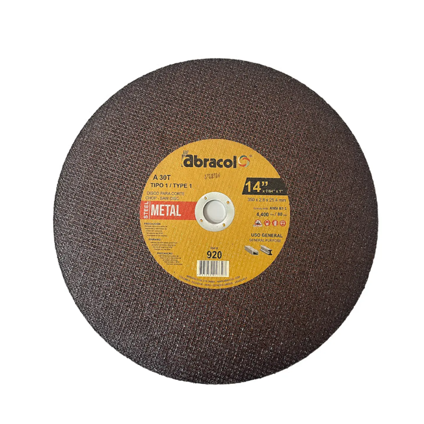 Disco Corte Metal A30T 14 x 7 64 x 1