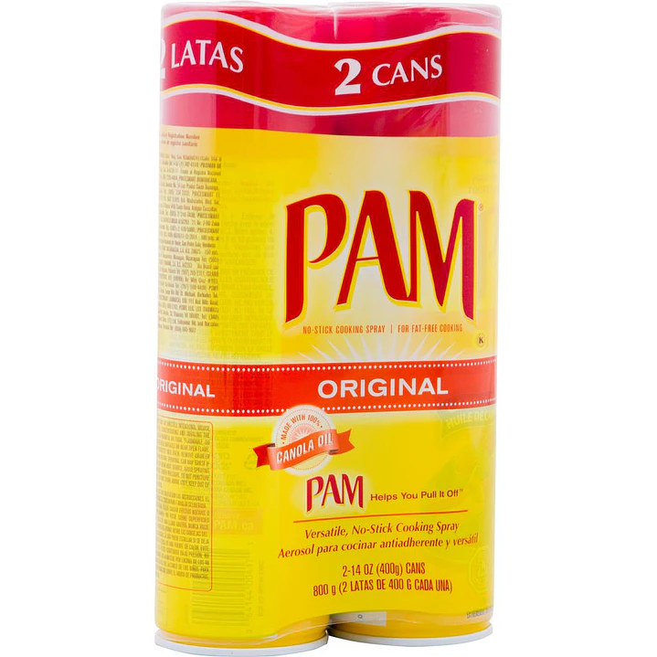 Pam Aceite Original en Spray 2 Unid 400 g
