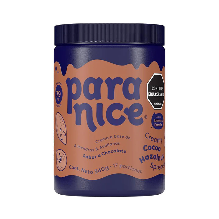 Paranice Esparcible Almendras Sabor Chocolate 340 g