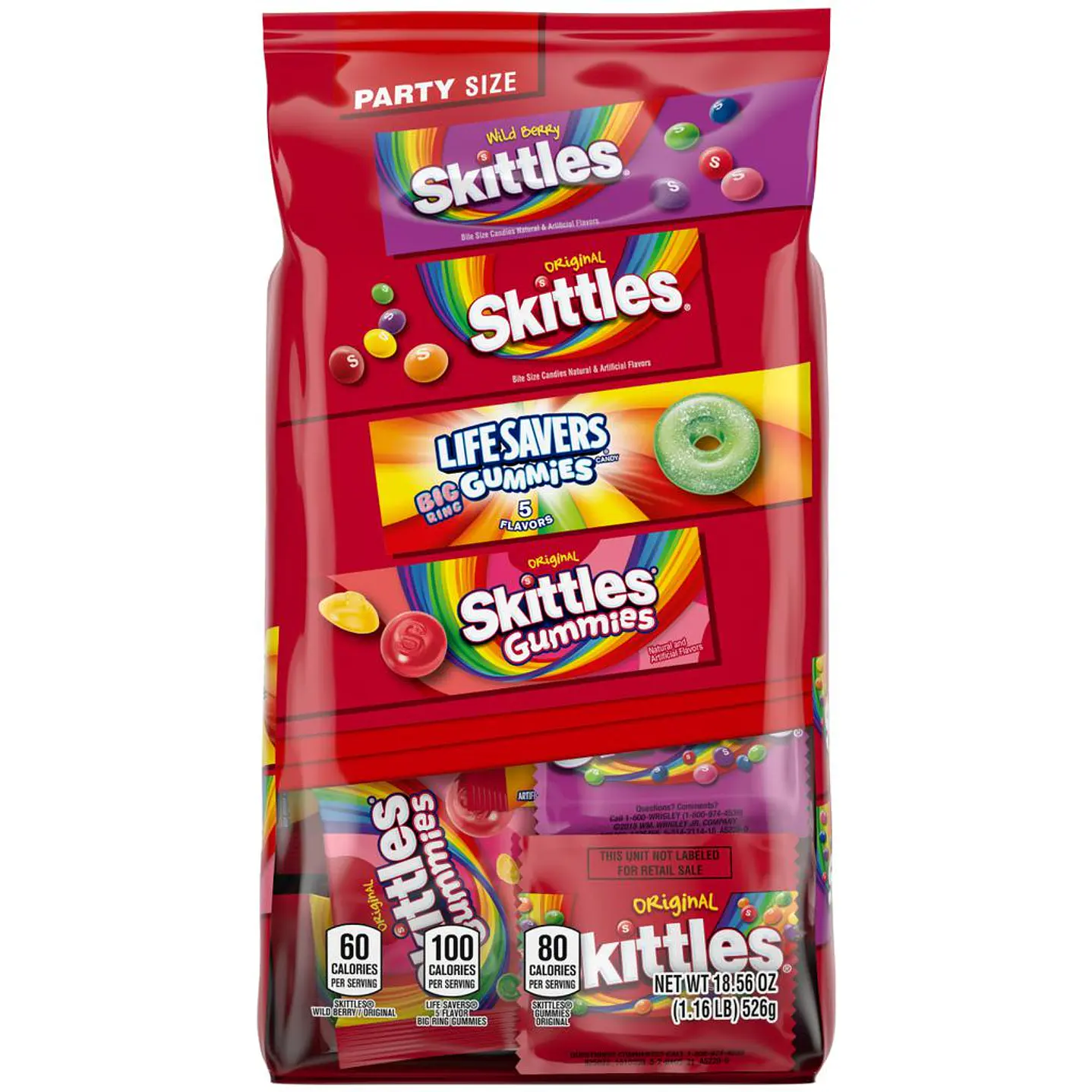 Skittles y Lifesavers Paq Variado de Dulces 526 g
