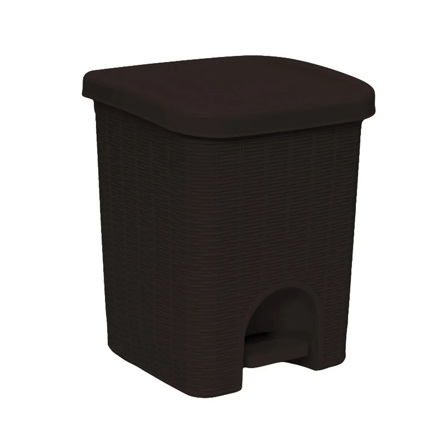 Papelera Mimbre 20 Lt Café