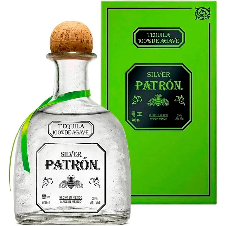 Patrón Silver Tequila 100% de Agave 700 mL