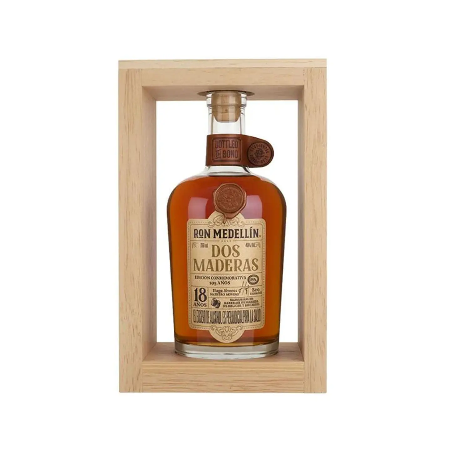 Ron Medellín Dos Maderas 18 años 750 mL
