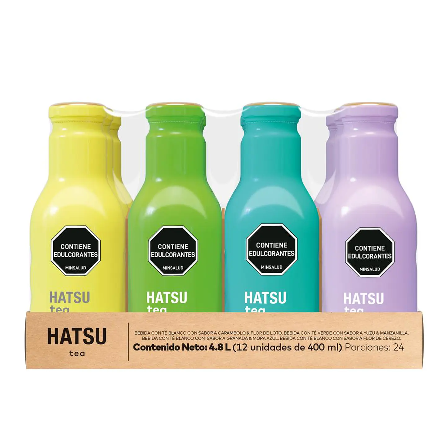 Hatsu Té Surtido 12 Unid 400 mL