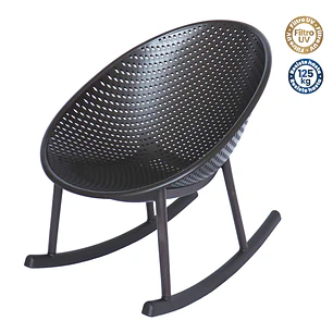 Silla Mecedora OVO Colplast Polipropileno Filtro UV Wengue