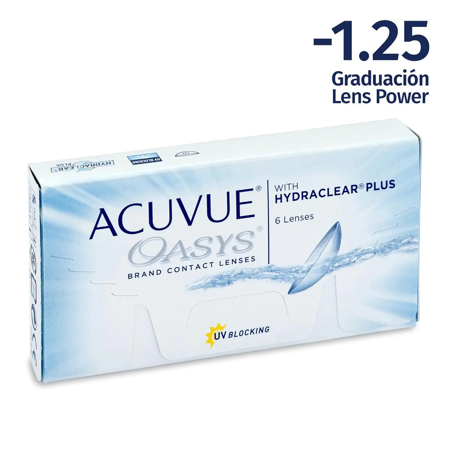 Acuvue Oasys 1.25 Lentes de Contacto Oasys Esferico 6 Unid