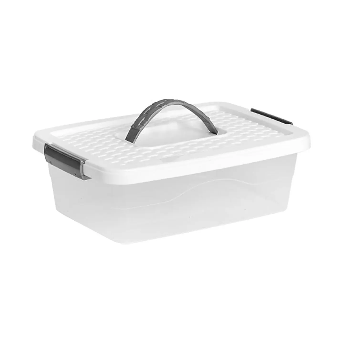 Caja Organizadora con Manija 6 L Blanca