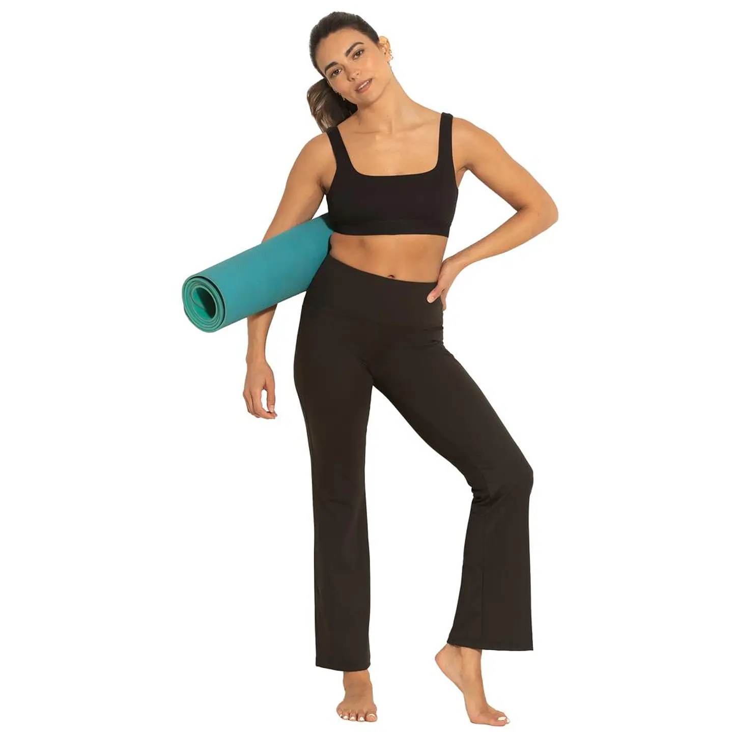Turbo Dry Pantalón Legging Acampanado Deportivo Mujer