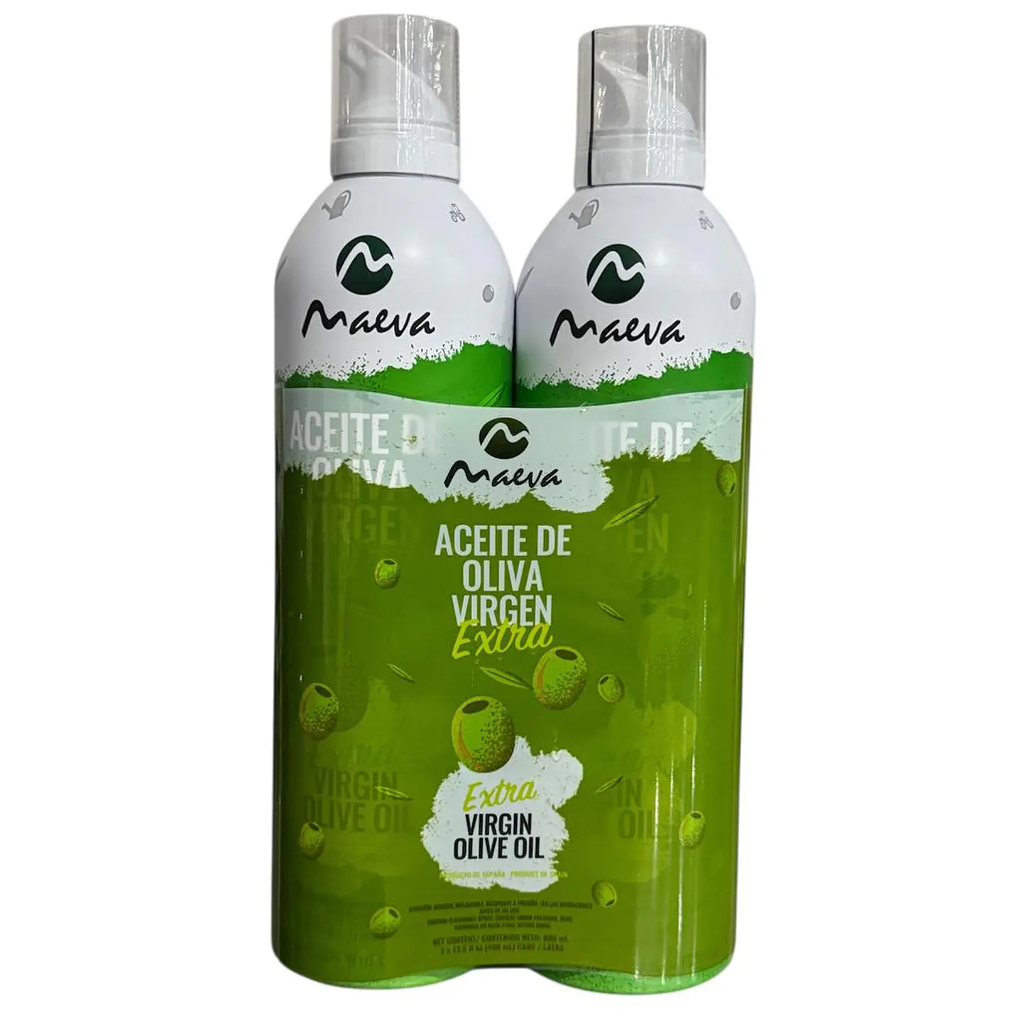 Maeva Aceite de Oliva Extra Virgen en Spray 2 Unid 400 mL