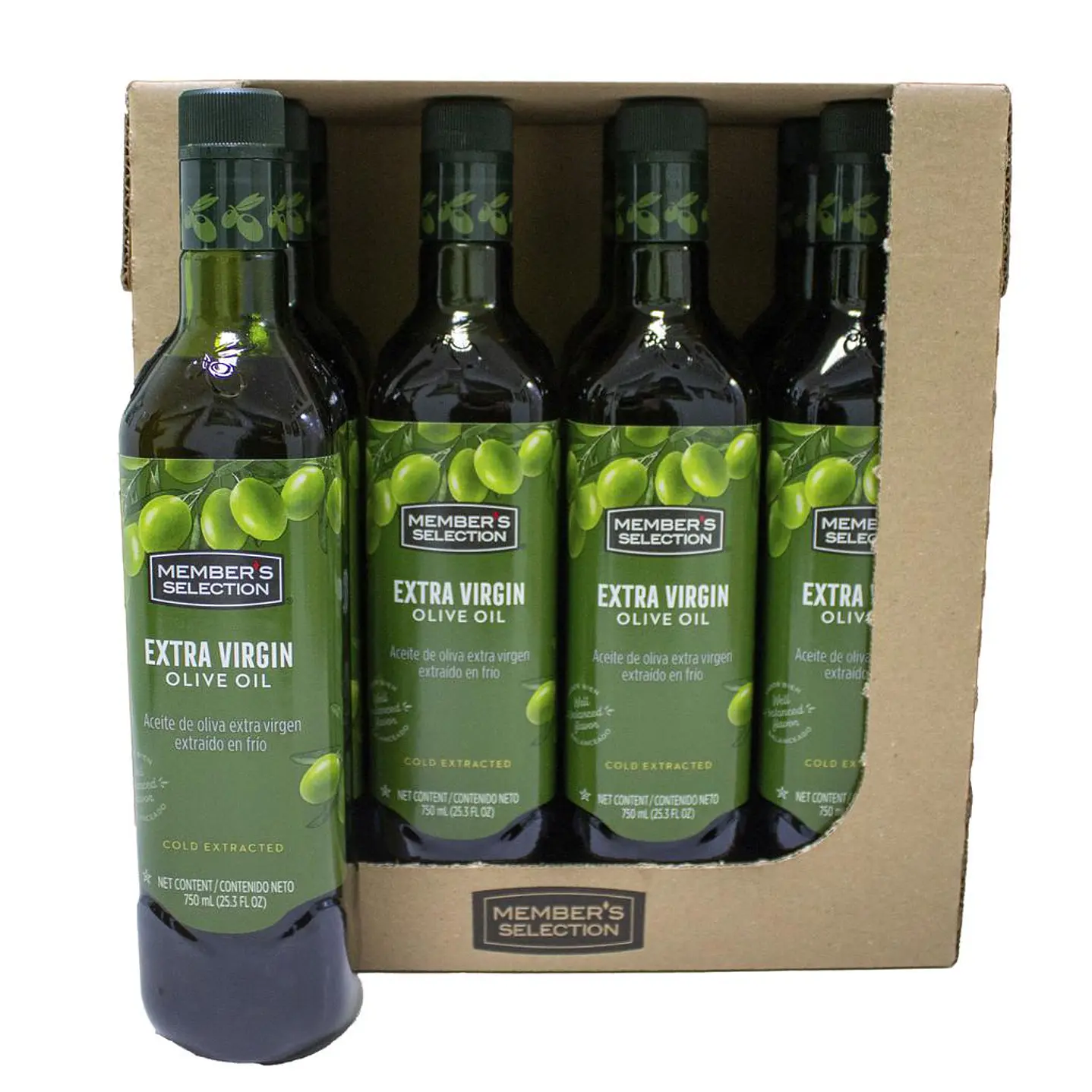 Members Selection Aceite Oliva Extra Virgen 8 Unid 750 mL