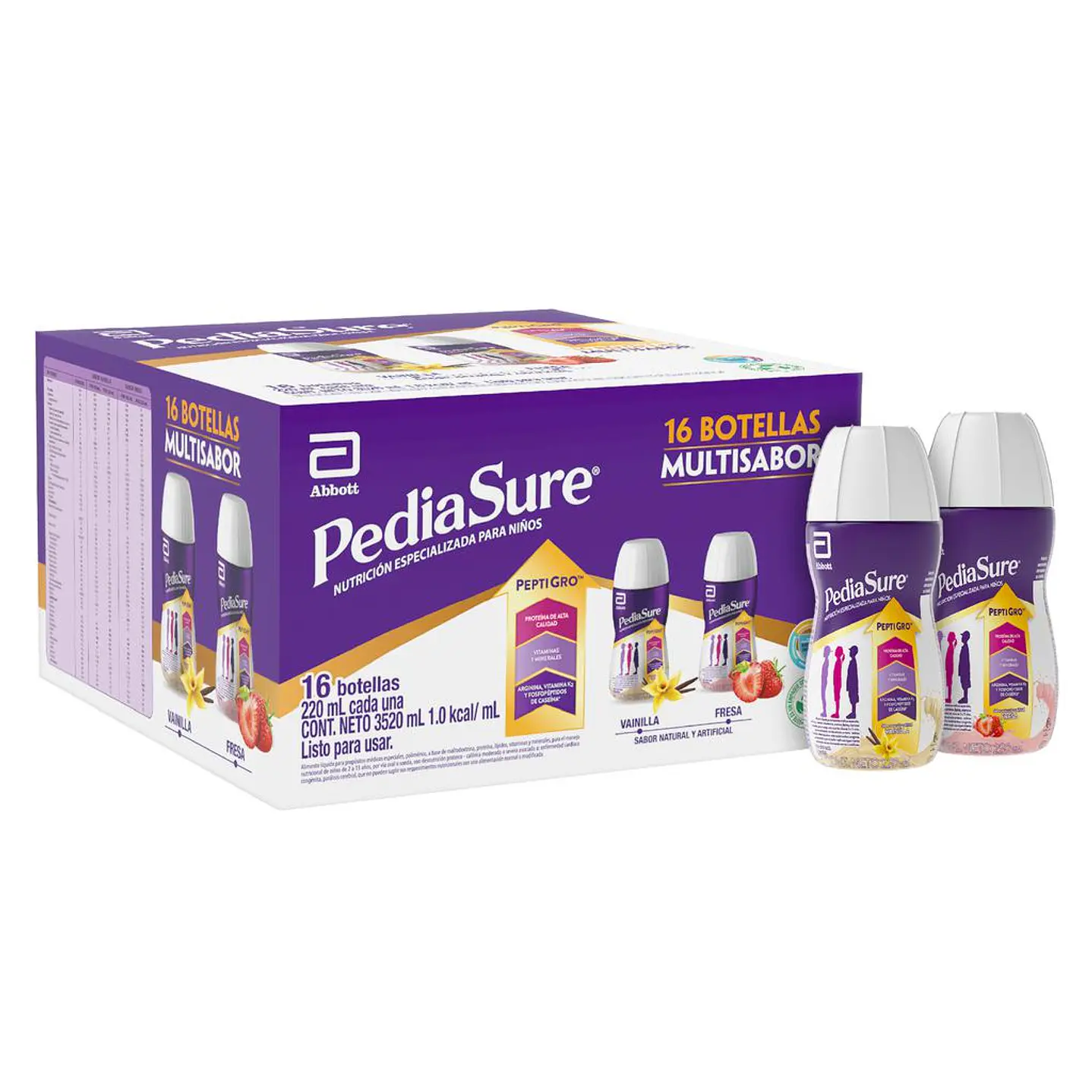 Pediasure Liquido Multisabor 16 Unid 220 mL