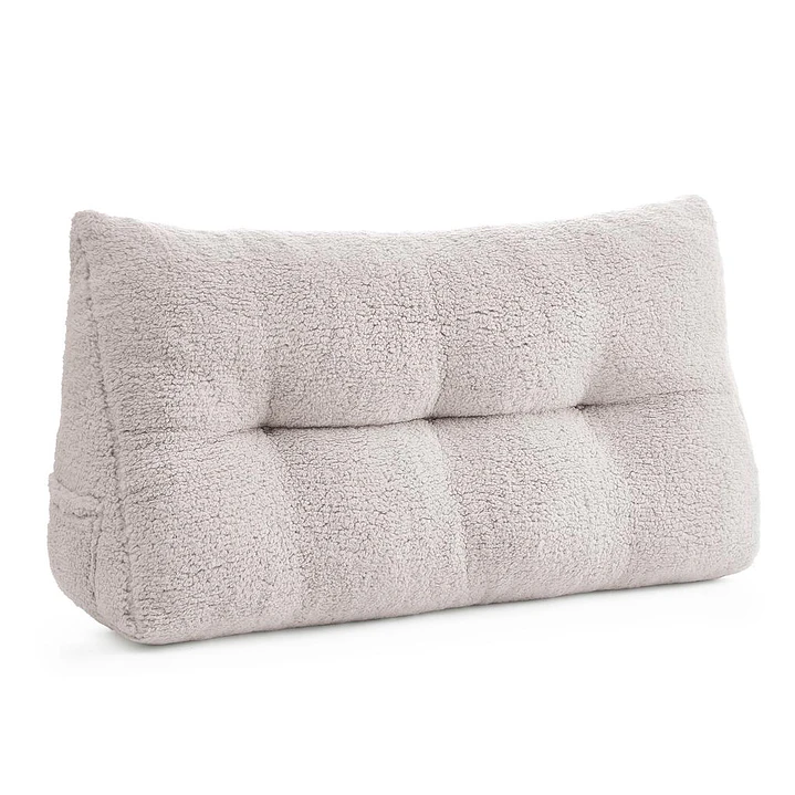 Almohada en Cuña Sherpa con Bolsillo Lateral