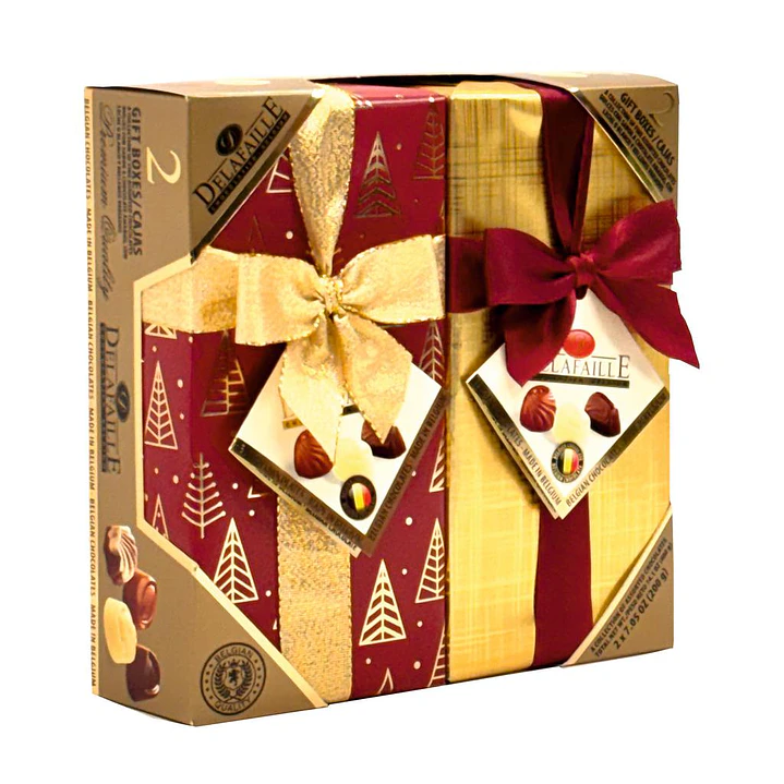 Delafaille Bombones de Chocolates Belgas Finos 2 Unid 200 g