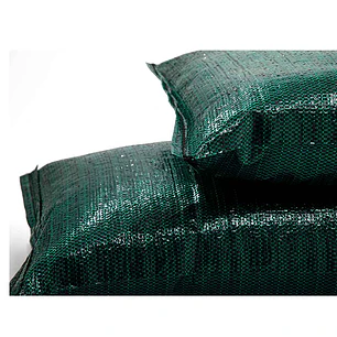 Saco PP Trinchera 41 x 75 Negro Verde x100 Und