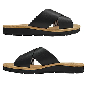 Izod Sandalia Plana con Tiras Anchas Cruzadas Mujer