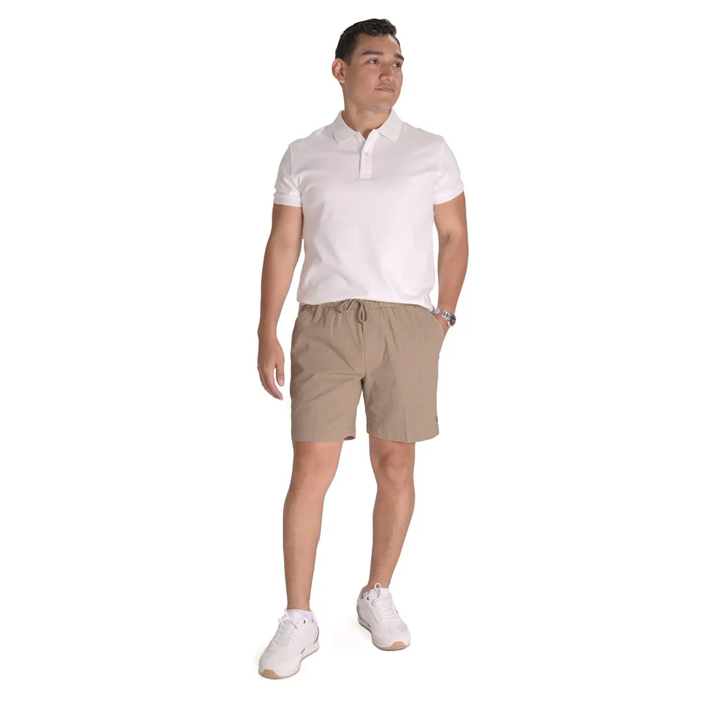 IZOD Short con Cordón y Cintura Elástica Hombre