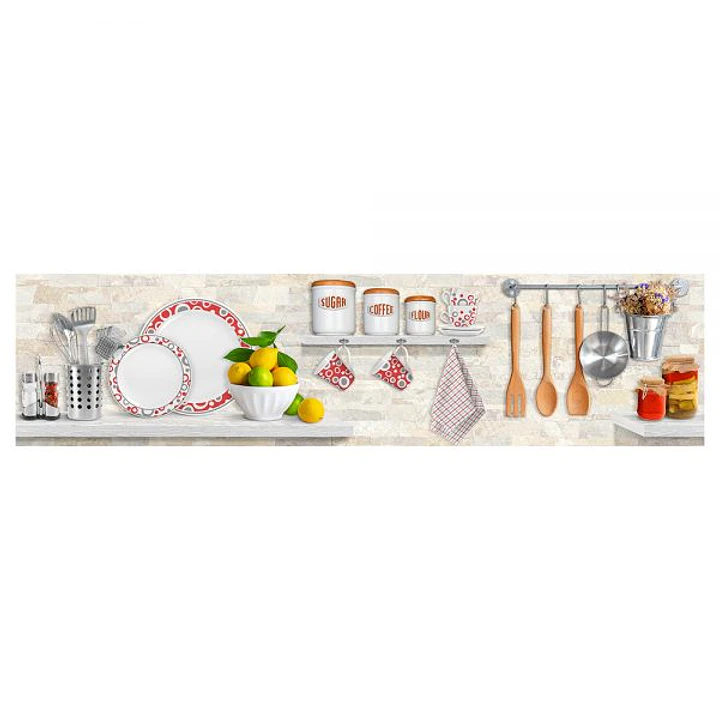 Mural Cazorla 2 Pzas Multicolor Cara Única 30 x 60 Cms