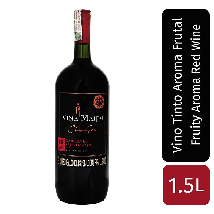 Viña Maipo Vino Tinto Cabernet Sauvignon 1.5 L