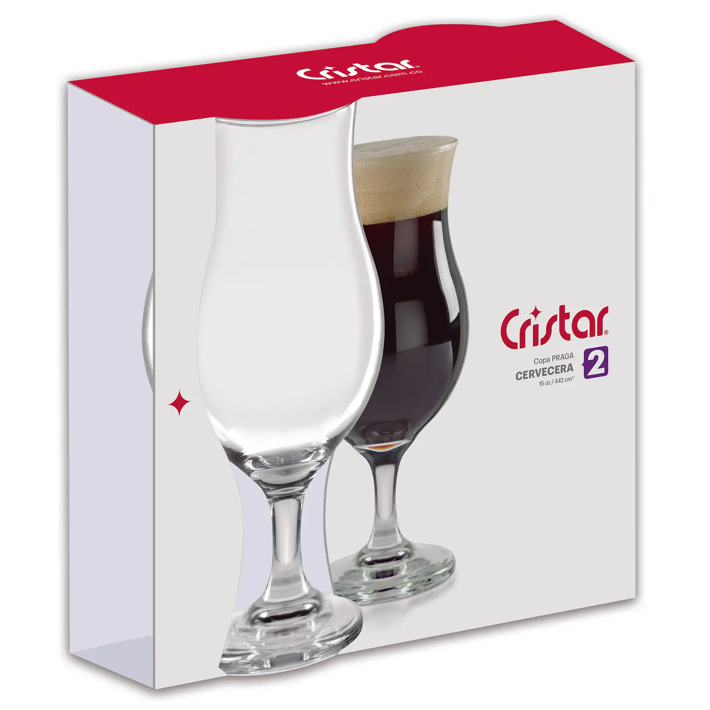 Copa Cervecera Praga 12 Canastilla x 2 Und