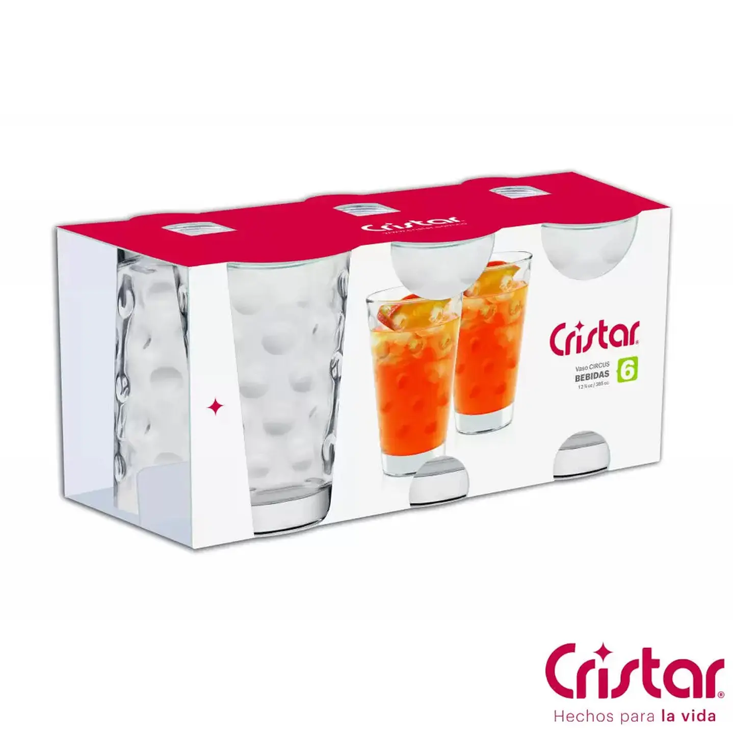 Vaso Circus Bebidas 8 Canastilla x 6 Und