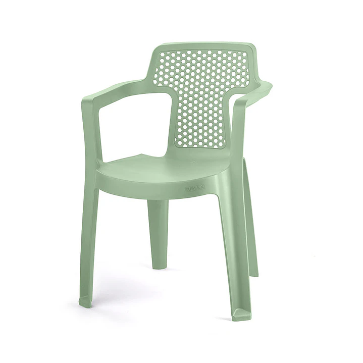 Silla Mia Con Brazos Verde Salvia